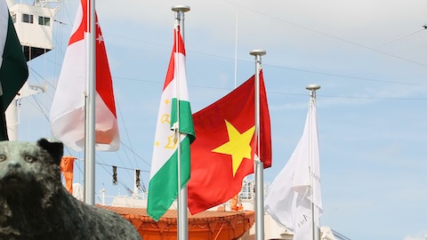 Quốc kỳ Việt Nam đã tung bay tại ASIAD 2026